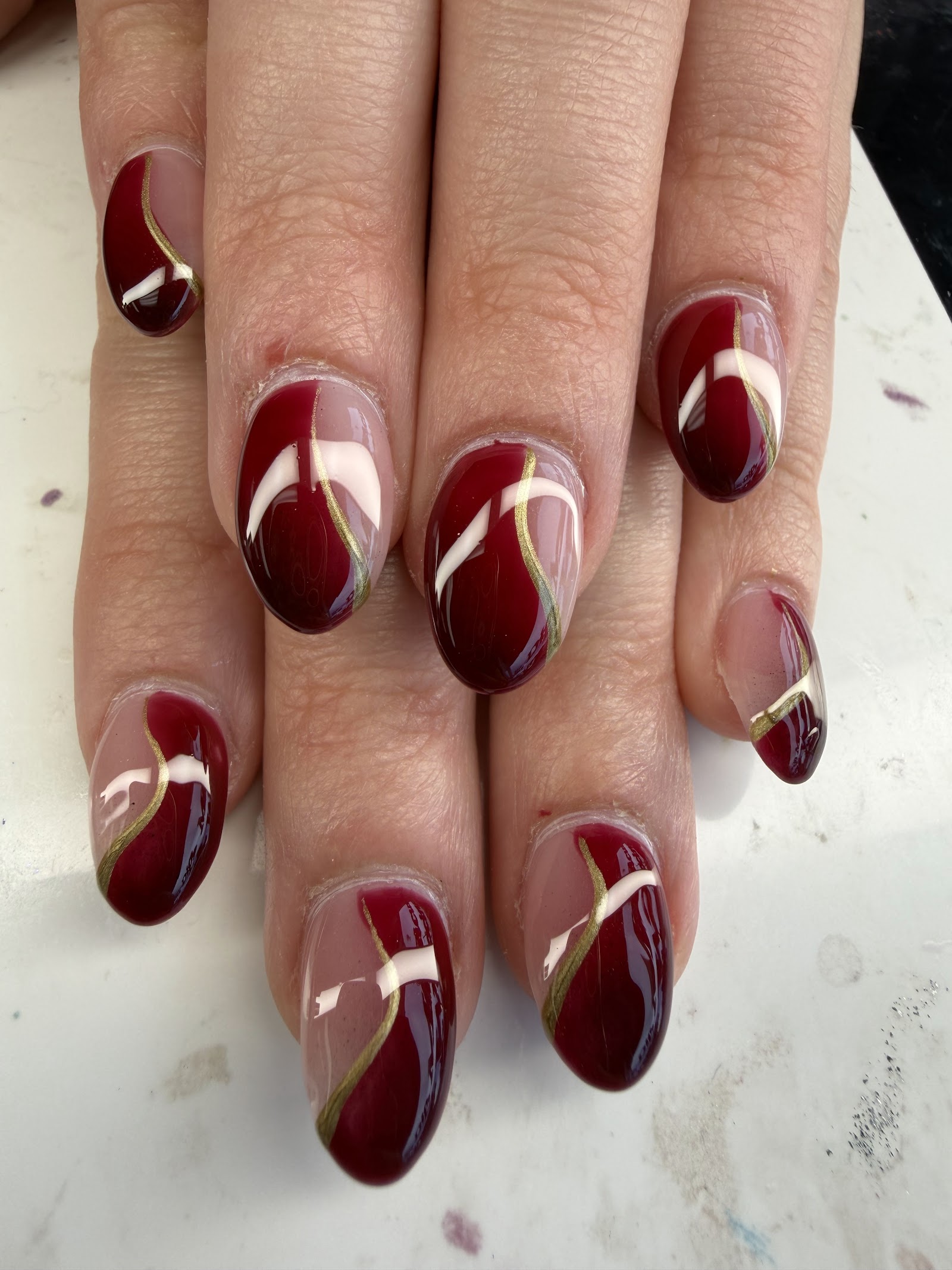 Albany Nails and Spa nail work in Albany, Oregon